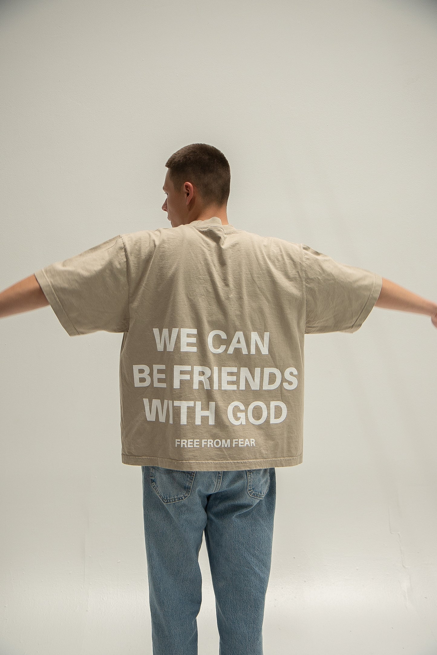 We Can Be Friends With God Tee